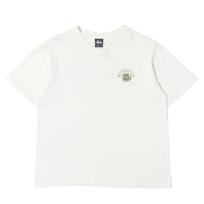 90s OLD STUSSY 紺タグ ビーチグラフィック Tシャツ(USA製)