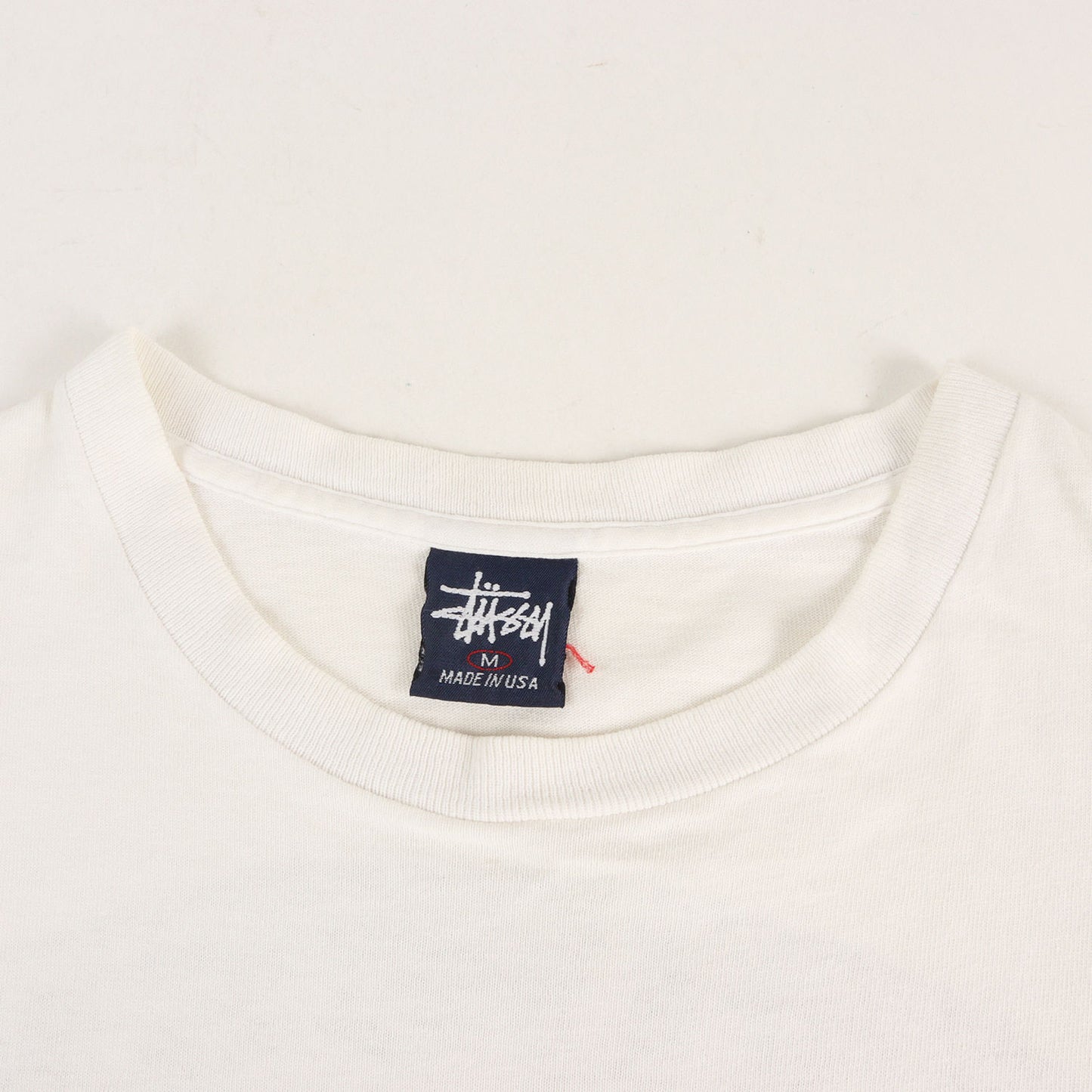 90s OLD STUSSY 紺タグ ビーチグラフィック Tシャツ(USA製)