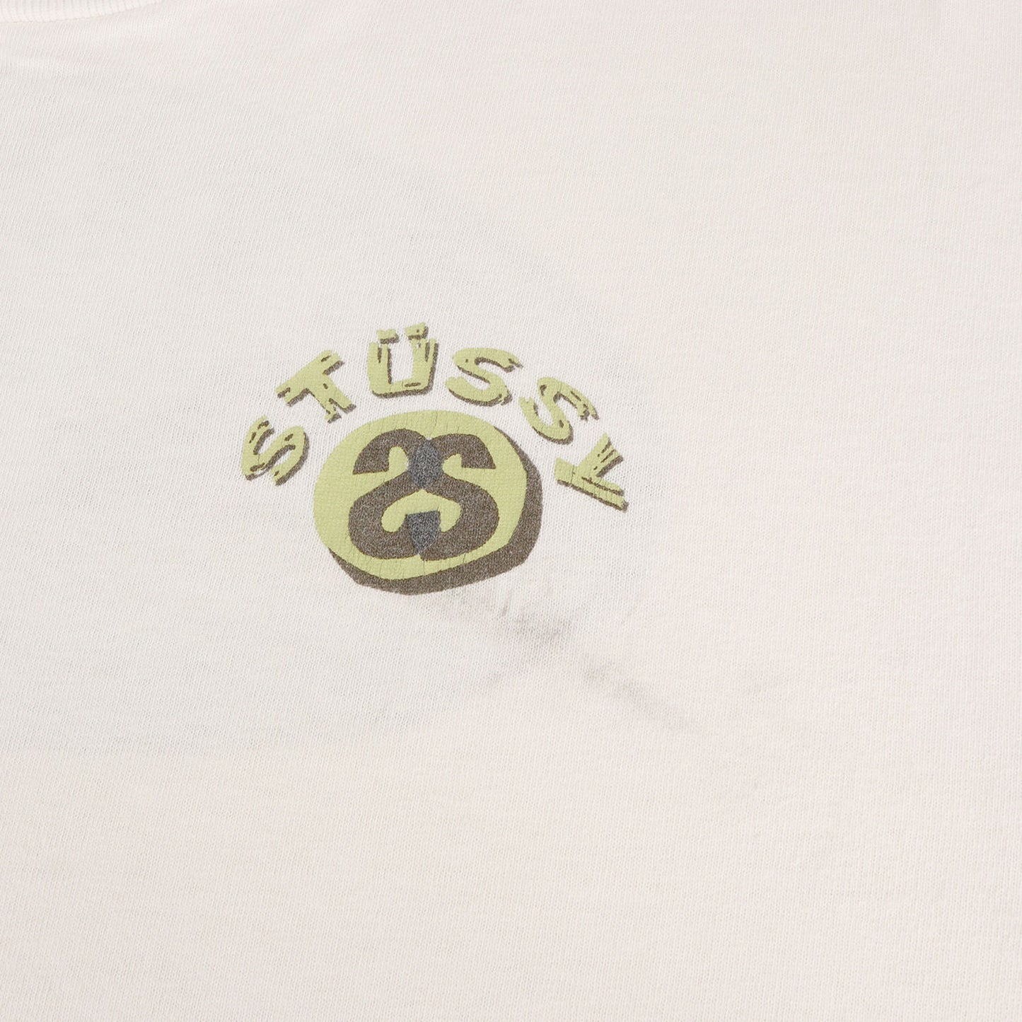 90s OLD STUSSY 紺タグ ビーチグラフィック Tシャツ(USA製)