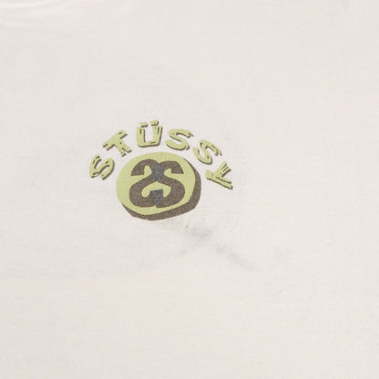 90s OLD STUSSY 紺タグ ビーチグラフィック Tシャツ(USA製)