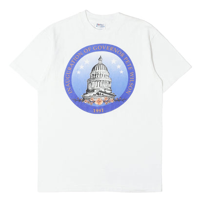 90s ピート・ウィルソン カリフォルニア州知事 就任記念 Tシャツ / USA製 Hanes
