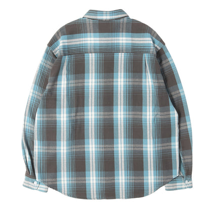 24SS ヘビー チェック フランネルシャツ(FLANNEL REGULAR COLLAR SHIRT)