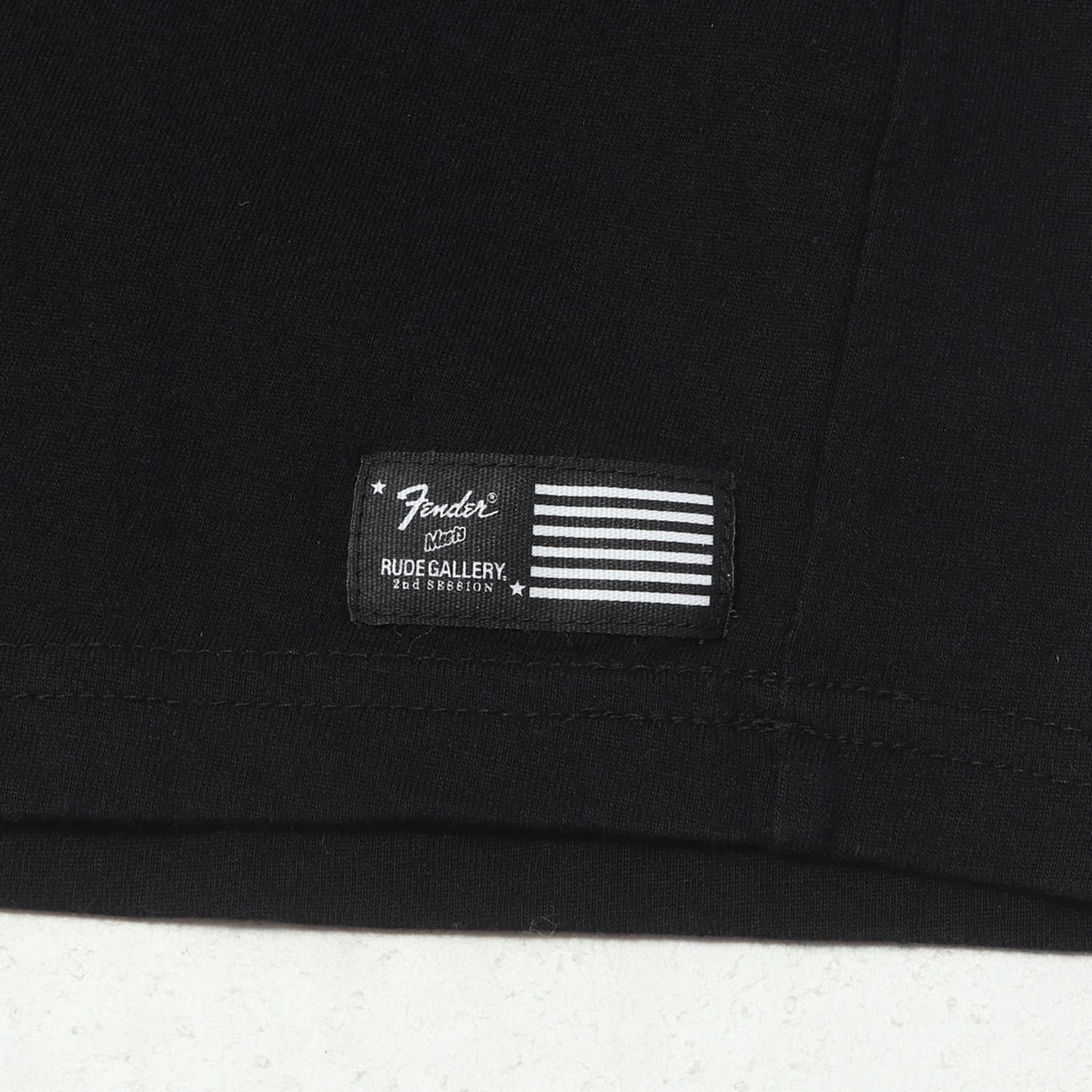 ×Fender 星条旗ロゴ プリント Tシャツ