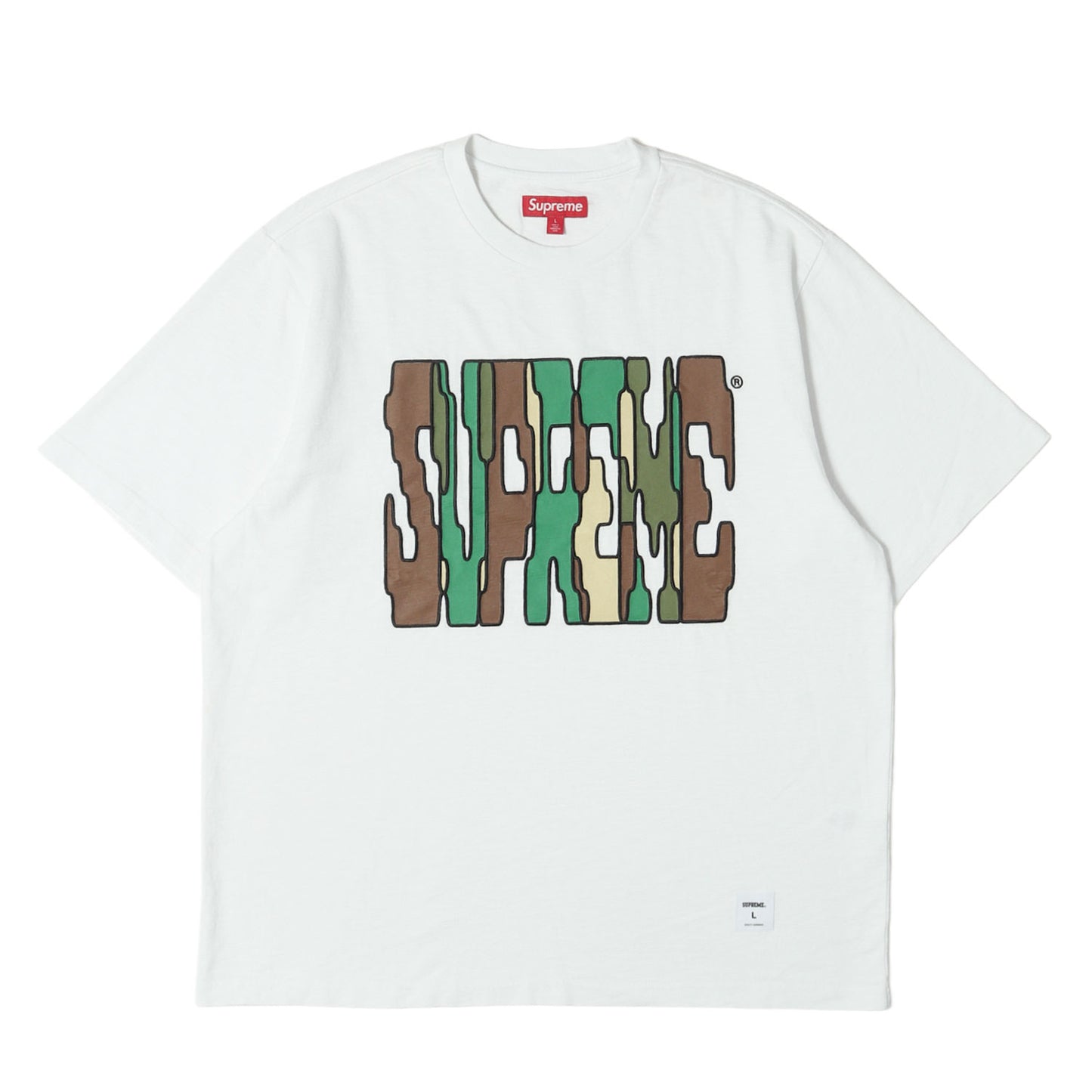 23AW ビッグ ロゴパッチ ヘビー Tシャツ(Digi S/S Top)