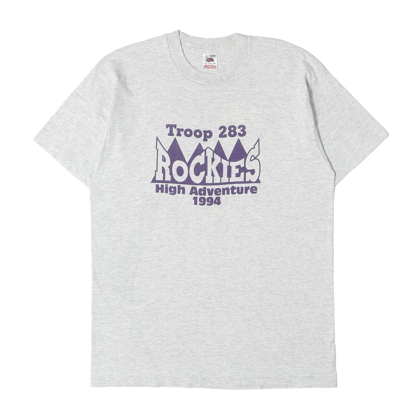 90s ロッキーズ プリント Tシャツ / USA製 FRUIT OF THE LOOM