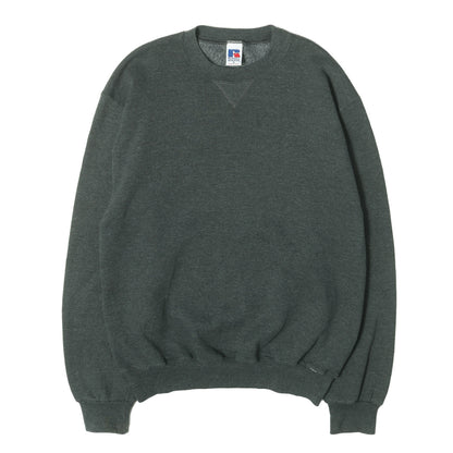 [Goodコンディション] 90s 無地 前V クルーネック スウェット メキシコ製