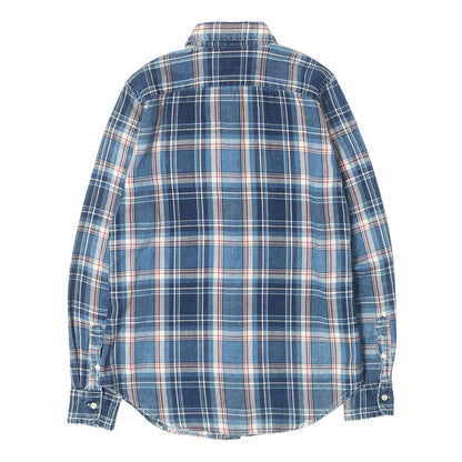 [現行モデル] ブリーチ加工 インディゴチェック BD シャツ RALPH LAUREN