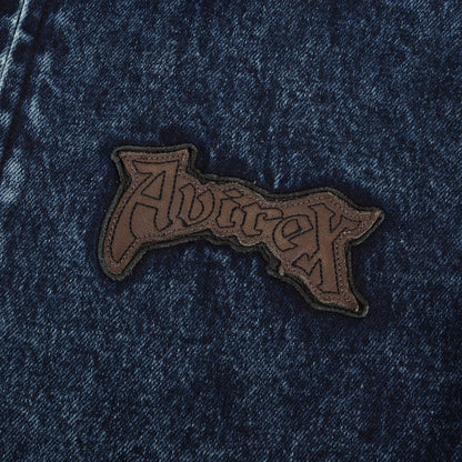 25AW 50周年記念 レザーパッチ ジップ デニムジャケット (50TH LEATHER PATCH DENIM JACKET)