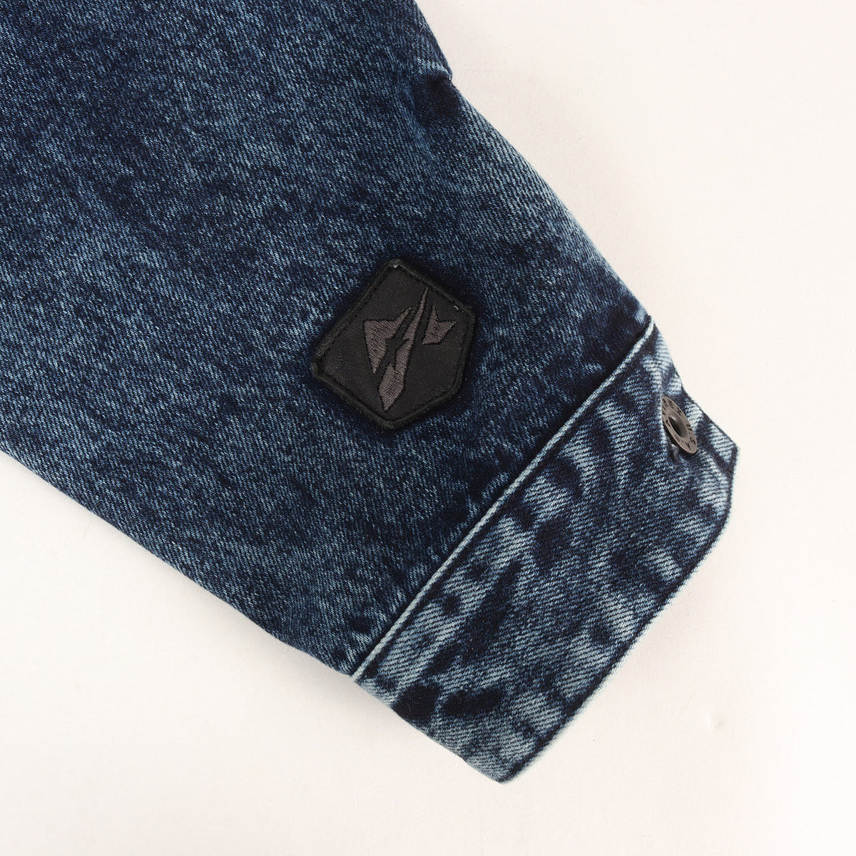 25AW 50周年記念 レザーパッチ ジップ デニムジャケット (50TH LEATHER PATCH DENIM JACKET)