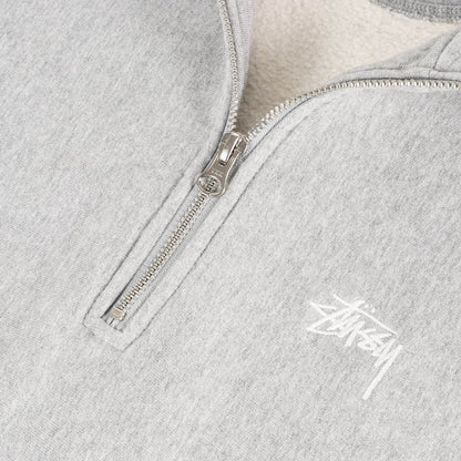 22AW ストックロゴ刺繍 ハーフジップ スウェット(Stock Logo Mock)