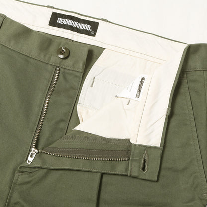 20AW 1タック アンクルカット チノパンツ(ANKLE / EC-PT)