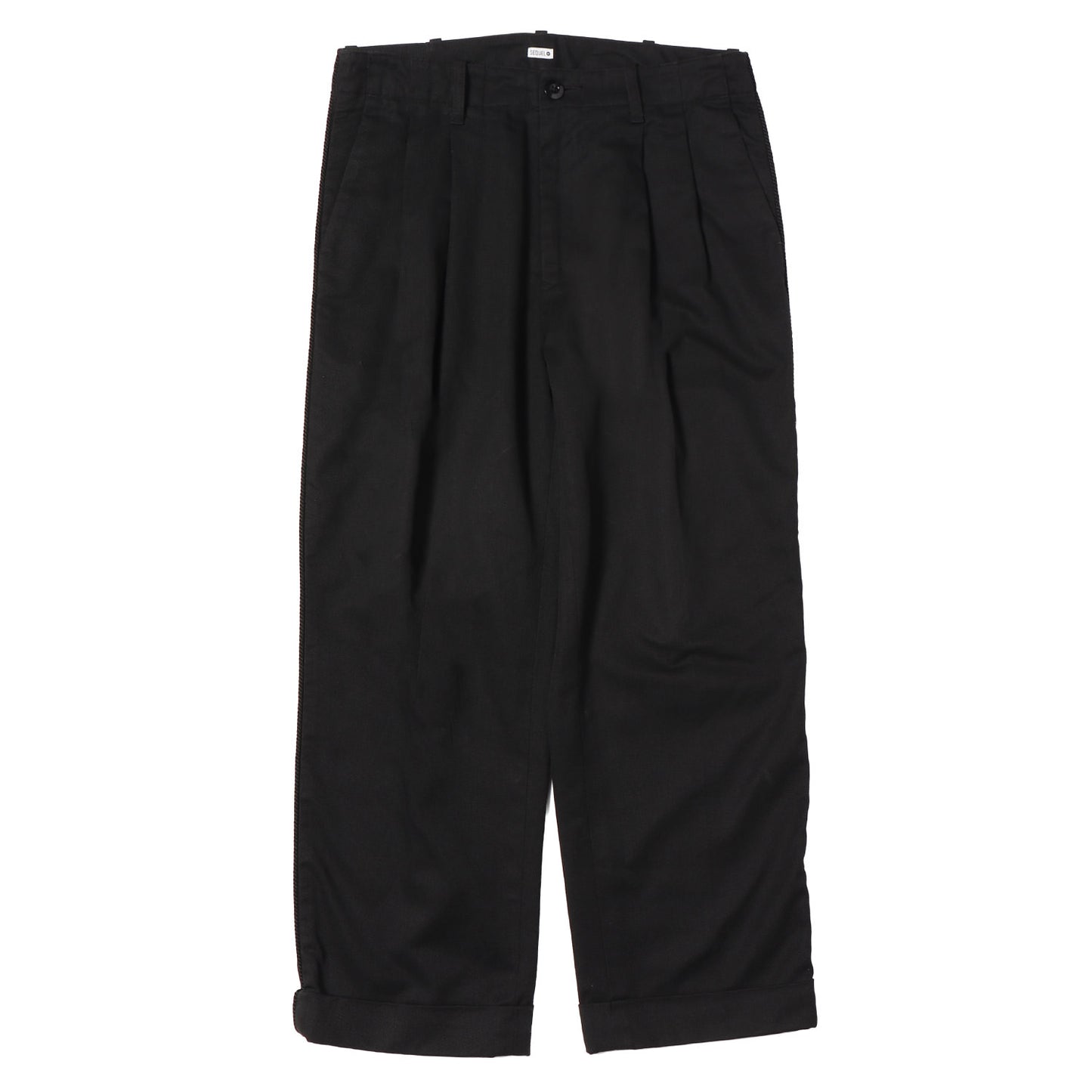 21SS サイド パイピング 2タック ワーク チノパンツ(CHINO PANTS TYPE-C)