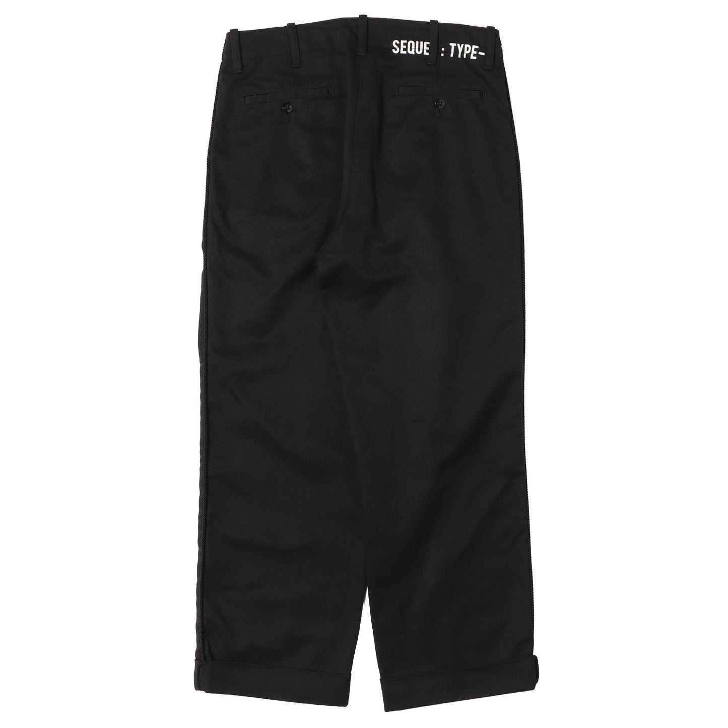21SS サイド パイピング 2タック ワーク チノパンツ(CHINO PANTS TYPE-C)