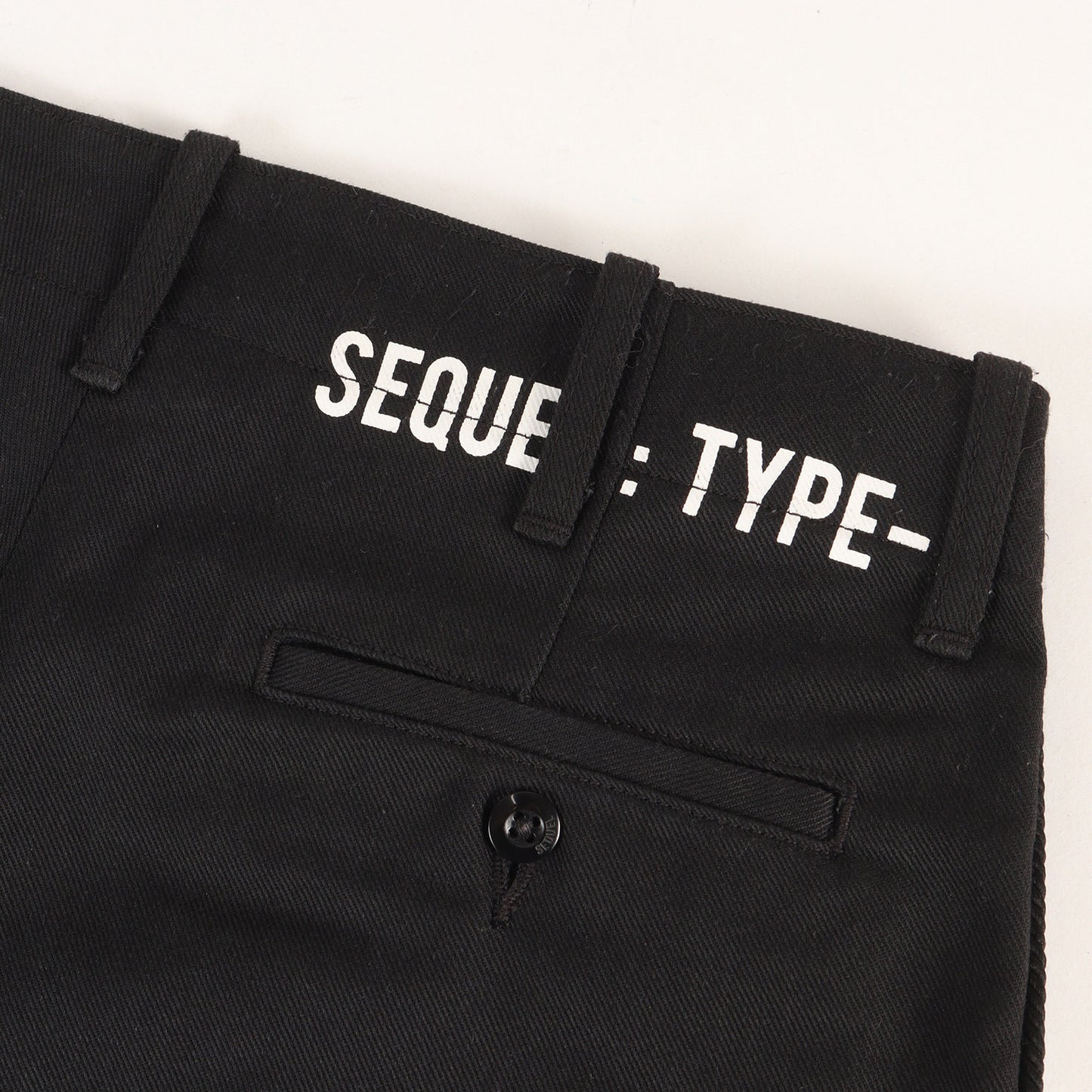 21SS サイド パイピング 2タック ワーク チノパンツ(CHINO PANTS TYPE-C)