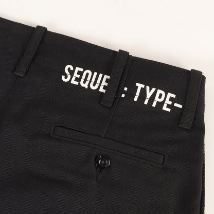 21SS サイド パイピング 2タック ワーク チノパンツ(CHINO PANTS TYPE-C)