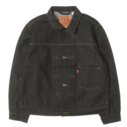 [リーバイスプレミアム] 大戦 1st タイプ 先染めブラック デニムジャケット (1st Type Trucker Jacket) 005Z7-0000