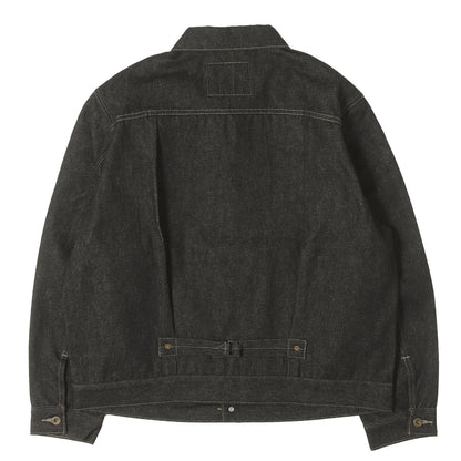 [リーバイスプレミアム] 大戦 1st タイプ 先染めブラック デニムジャケット (1st Type Trucker Jacket) 005Z7-0000