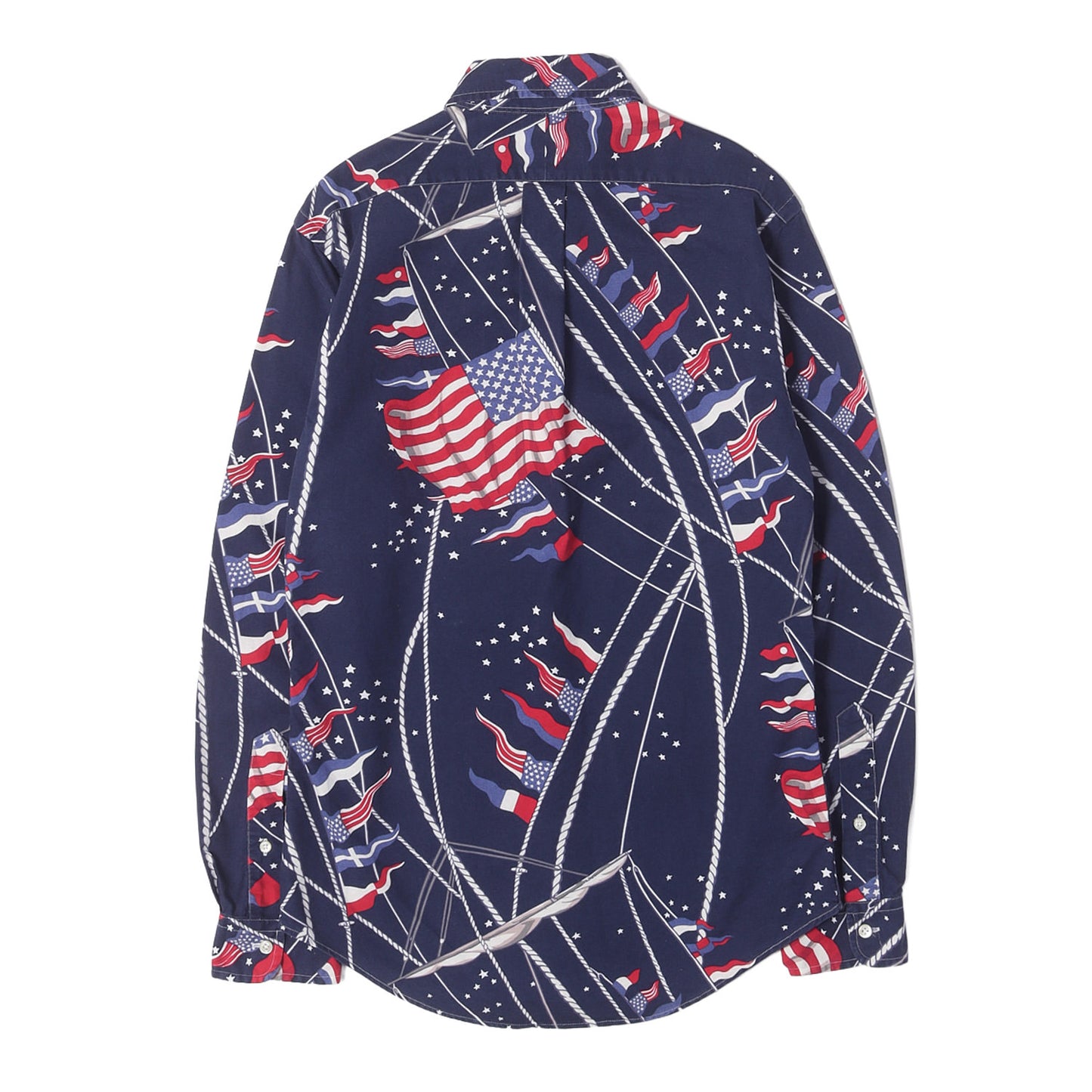 [現行モデル] 国旗総柄 オックスフォードコットン BD シャツ RALPH LAUREN