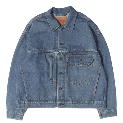 [リーバイスプレミアム] ウォッシュ加工 ルーズ トラッカー デニムジャケット (STAY LOOSE TRUCKER JACKET) A0638-0000