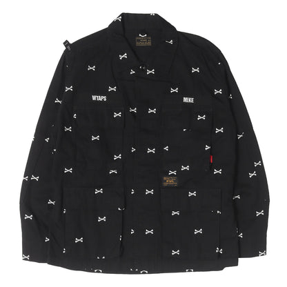 ×VANS クロスボーン柄 ミリタリー ジャングル シャツジャケット(JUNGLE 01 LS 03)