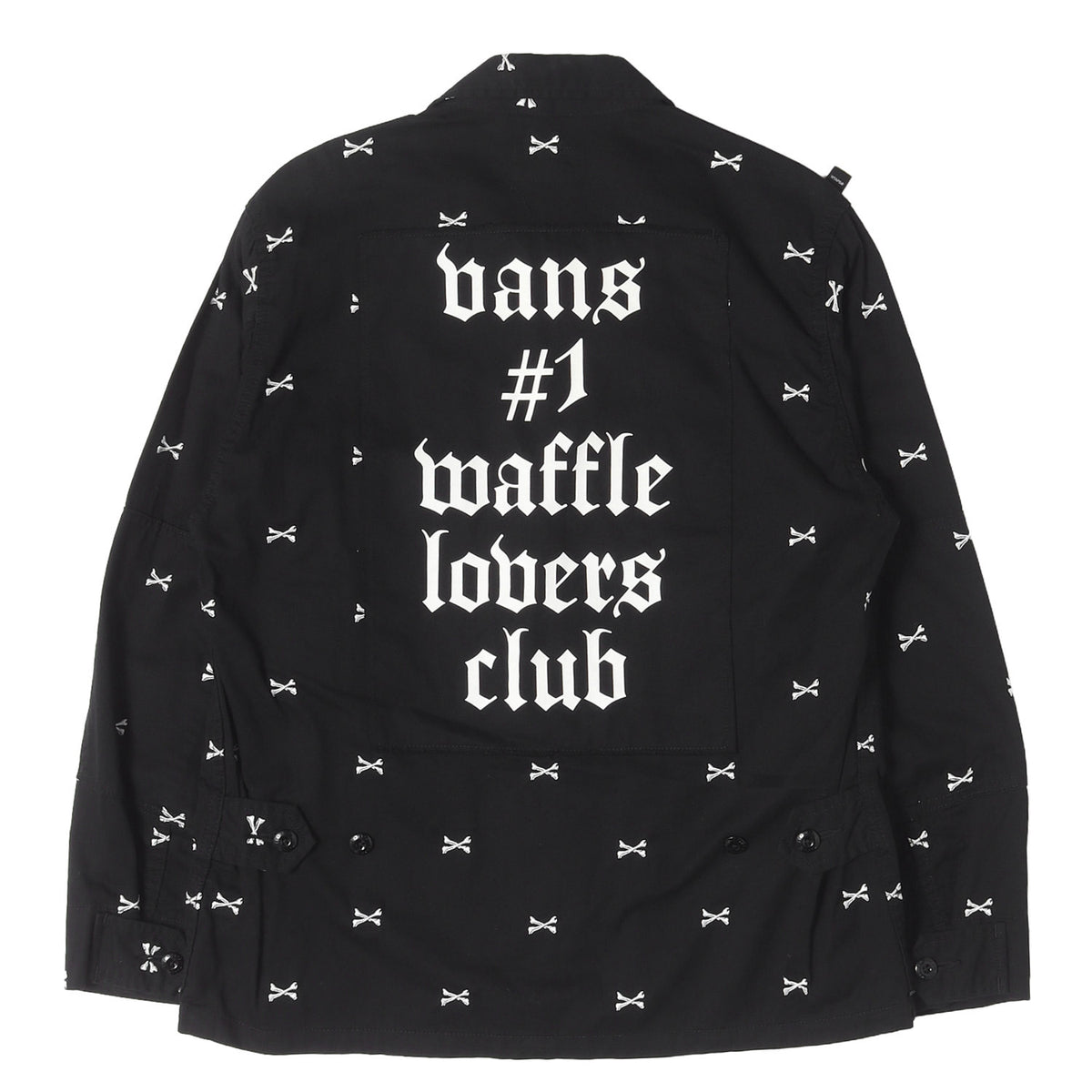 ×VANS クロスボーン柄 ミリタリー ジャングル シャツジャケット(JUNGLE 01 LS 03)