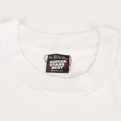 90s Diane D. B. Owens イーグル ビッグフェイス プリント Tシャツ / USA製 SCREEN STARS