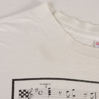 [雰囲気抜群] 90s More Than A Card Inc モーツァルト イラスト Tシャツ / USA製 SOF TEE