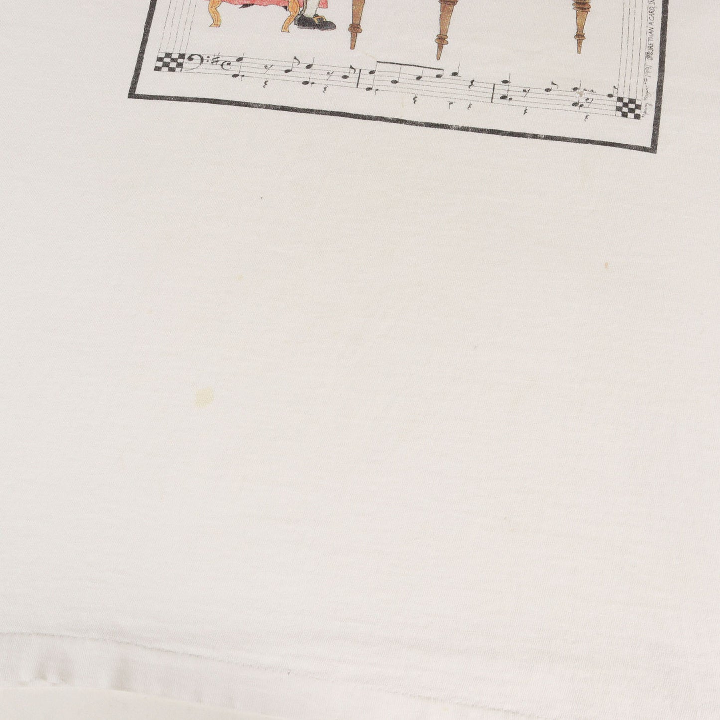 [雰囲気抜群] 90s More Than A Card Inc モーツァルト イラスト Tシャツ / USA製 SOF TEE