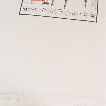 [雰囲気抜群] 90s More Than A Card Inc モーツァルト イラスト Tシャツ / USA製 SOF TEE