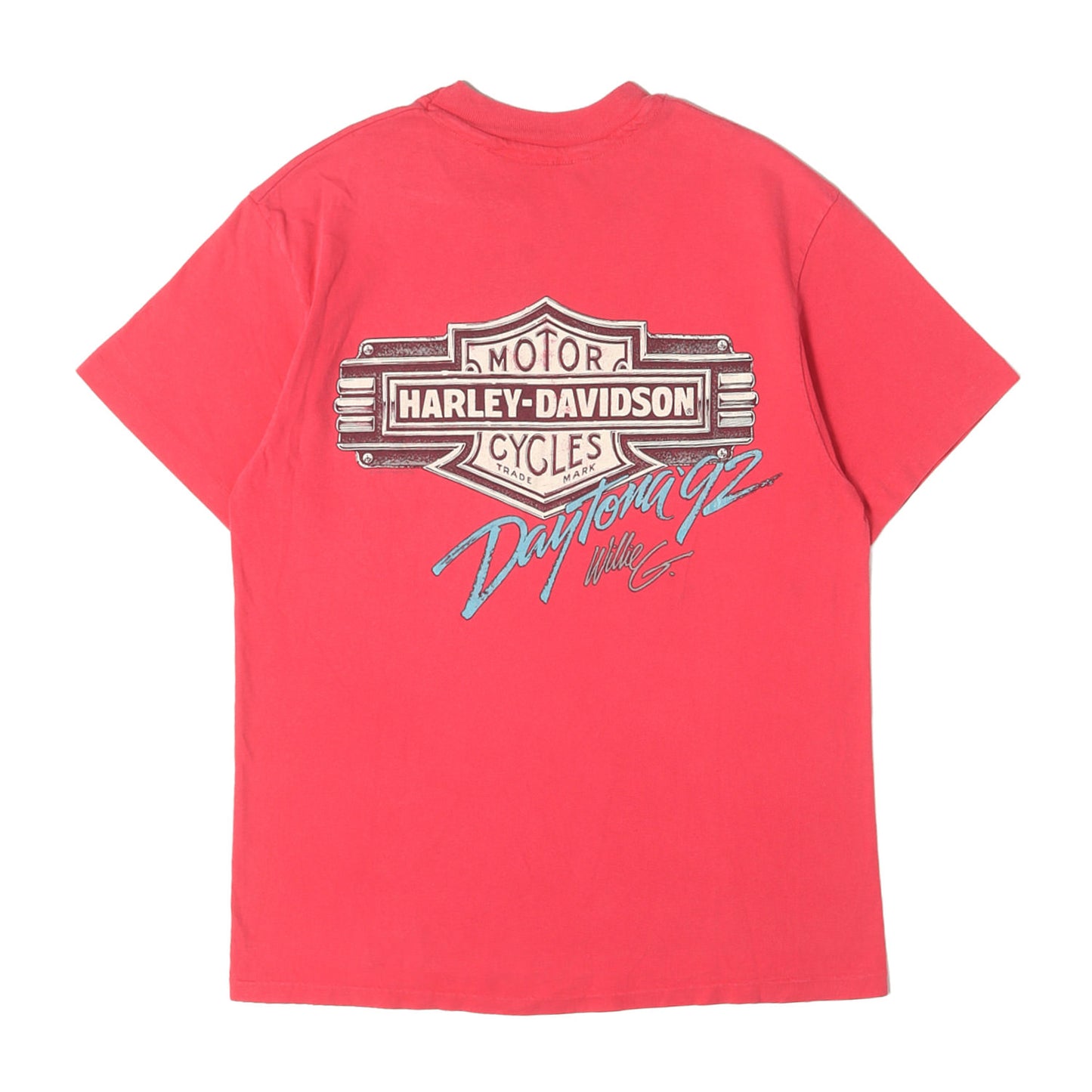 90s 両面プリント Daytona Bike Week 92 シールドエンブレム Tシャツ / USA製 Hanes