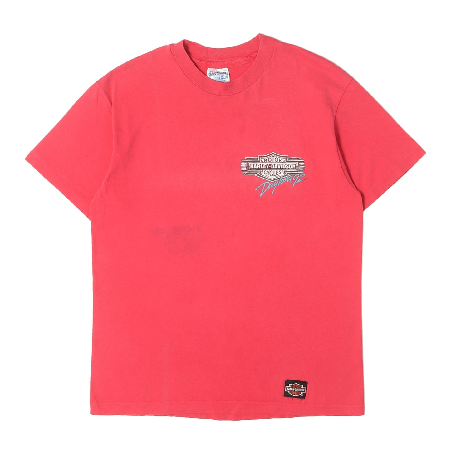 90s 両面プリント Daytona Bike Week 92 シールドエンブレム Tシャツ / USA製 Hanes