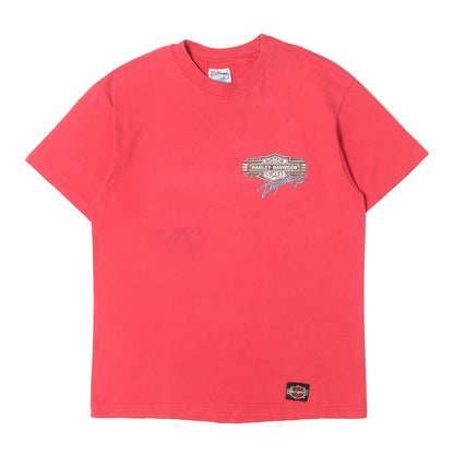 90s 両面プリント Daytona Bike Week 92 シールドエンブレム Tシャツ / USA製 Hanes