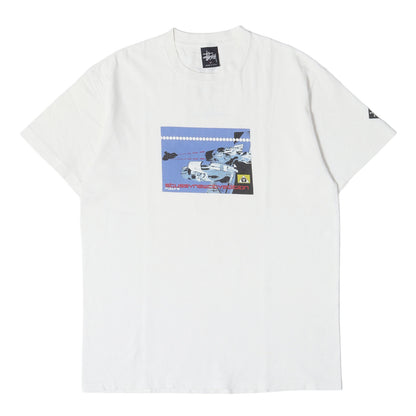 90s OLD STUSSY ×FUTURA ニューヨーク限定 グラフィック Tシャツ(USA製)