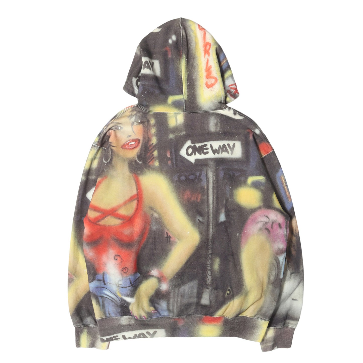 21AW ×Lady Pink 全面グラフィック スウェットパーカー(Hooded Sweatshirt)