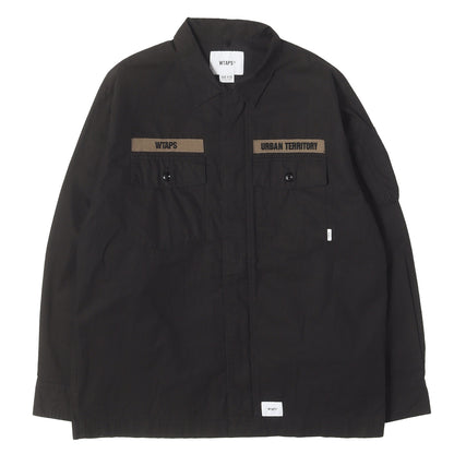 21SS フライヤーズ ヘリクルー シャツジャケット(FLYERS / LS / COTTON．WEATHER)