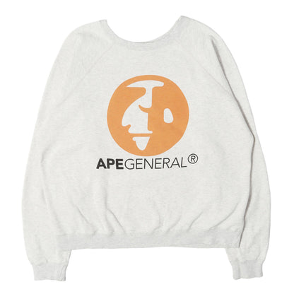 00s APE GENERAL クルーネック スウェット