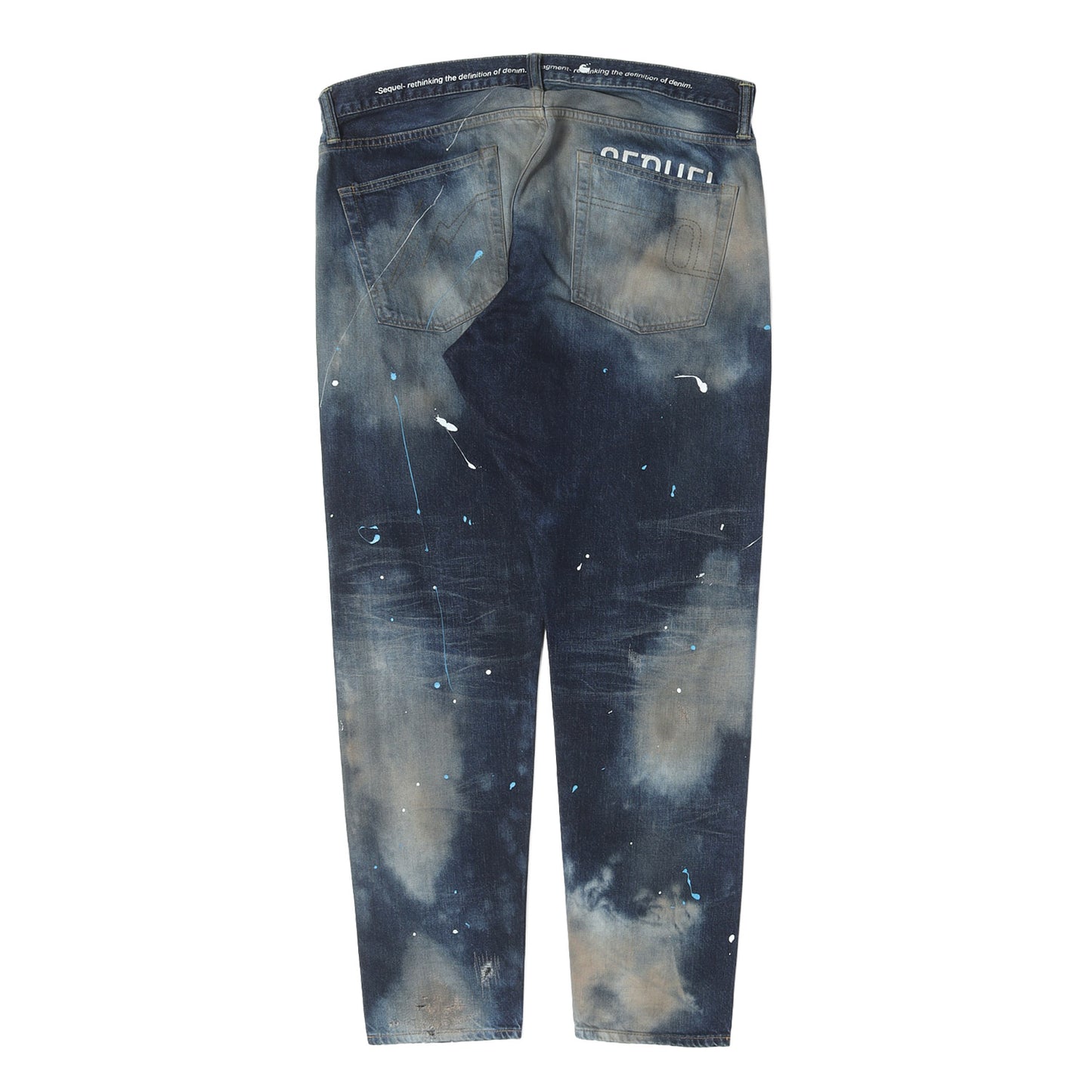 21AW ×fragment design ペンキ&ヴィンテージ加工 デニムパンツ(DAMAGE DENIM PANTS)