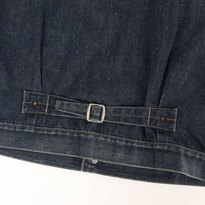 00s ヴィンテージ加工 Bロゴ刺繍 1stタイプ デニムジャケット