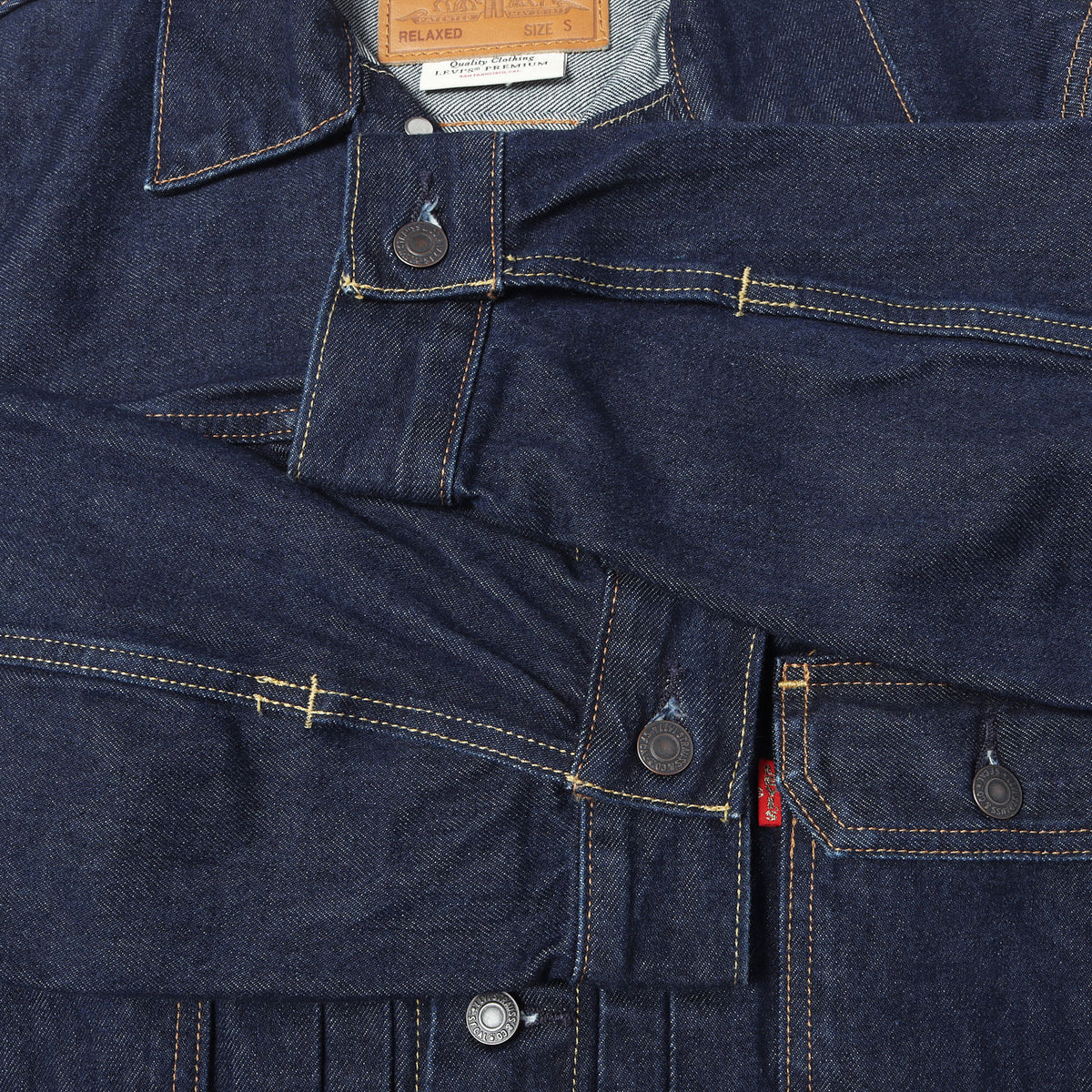 [リーバイスプレミアム] 2ndタイプ トラッカー デニムジャケット (Type II Trucker Jacket) A7632-0022