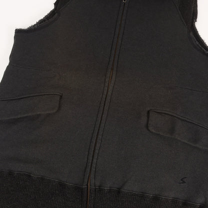 05AW ARTS&CRAFTS期 ノースリーブ ジップ スウェットパーカー