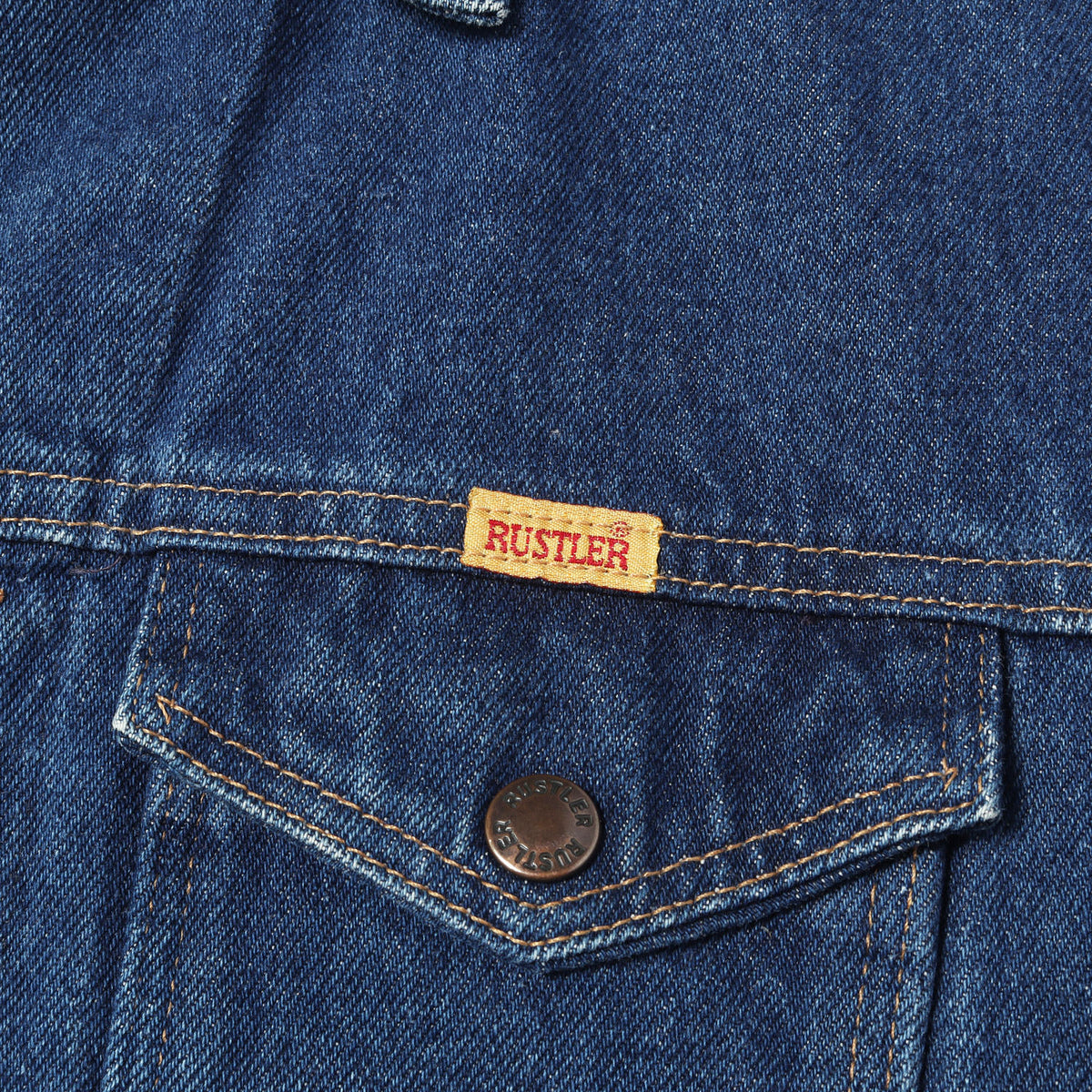[濃紺 Goodコンディション] 80s - 90s トラッカー デニムジャケット USA製 RUSTLER