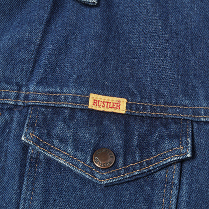 [濃紺 Goodコンディション] 80s - 90s トラッカー デニムジャケット USA製 RUSTLER