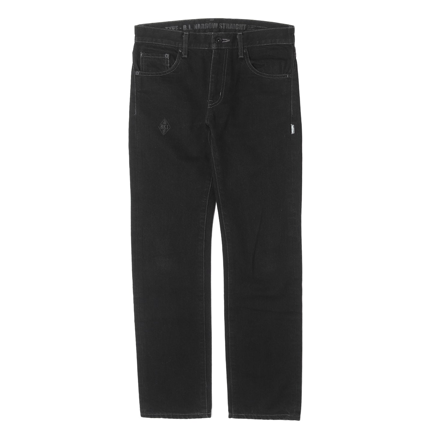 BLACK ICON ナロー ブラックデニムパンツ(B.I.RIGID / C-PT)