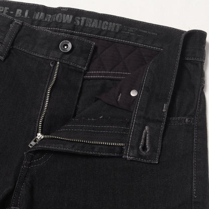 BLACK ICON ナロー ブラックデニムパンツ(B.I.RIGID / C-PT)