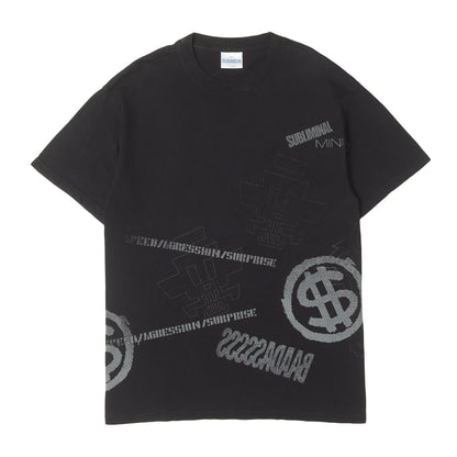 00s クレイジーロゴ クルーネック Tシャツ