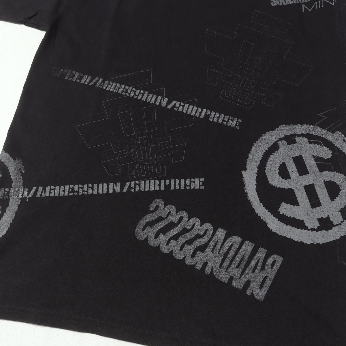 00s クレイジーロゴ クルーネック Tシャツ