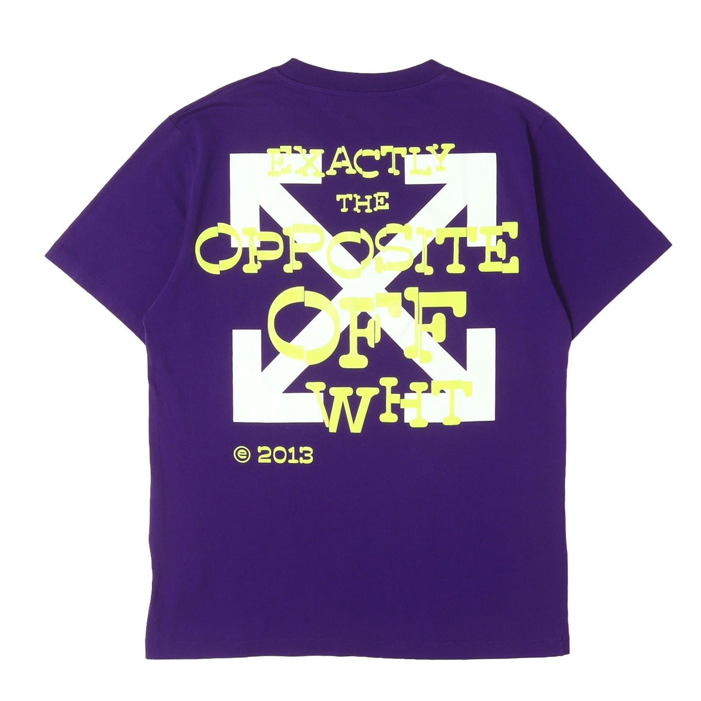 23SS フロッキープリント アロー スリム Tシャツ(OPPOSITE ARROWS SLIM T-SHIRT)