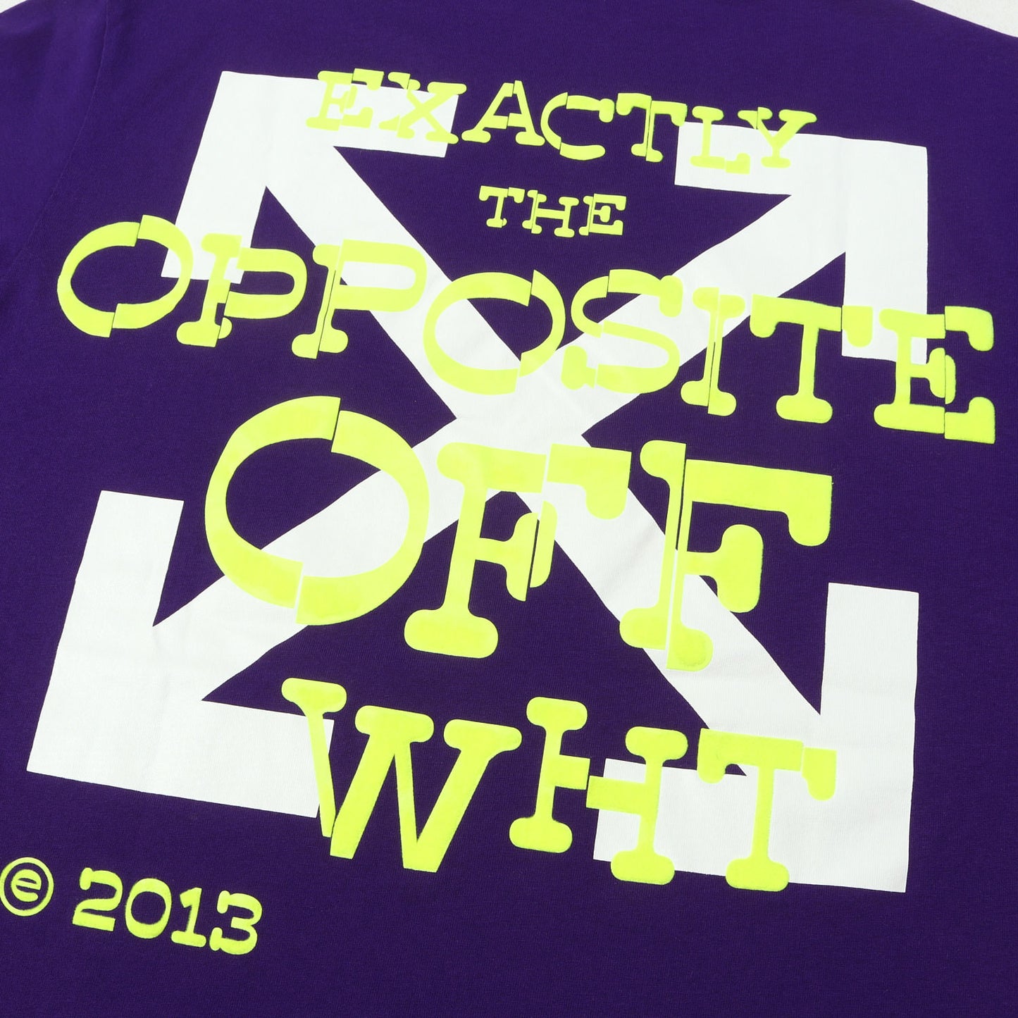 23SS フロッキープリント アロー スリム Tシャツ(OPPOSITE ARROWS SLIM T-SHIRT)