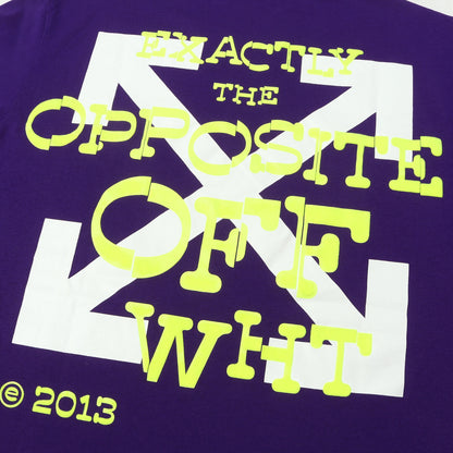 23SS フロッキープリント アロー スリム Tシャツ(OPPOSITE ARROWS SLIM T-SHIRT)
