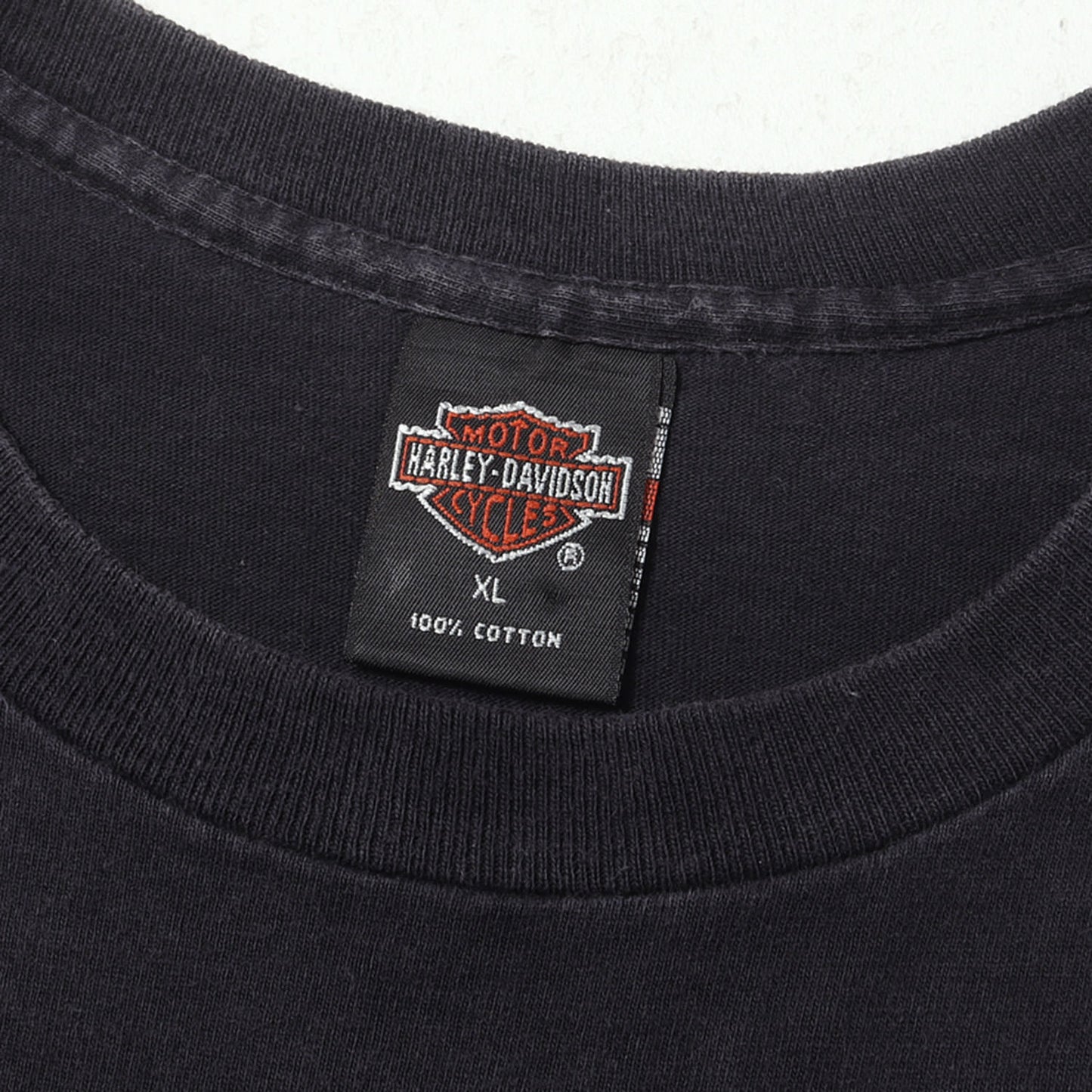 [Goodフェード] 90s 両面プリント ウルフ シールドエンブレム Tシャツ USA製